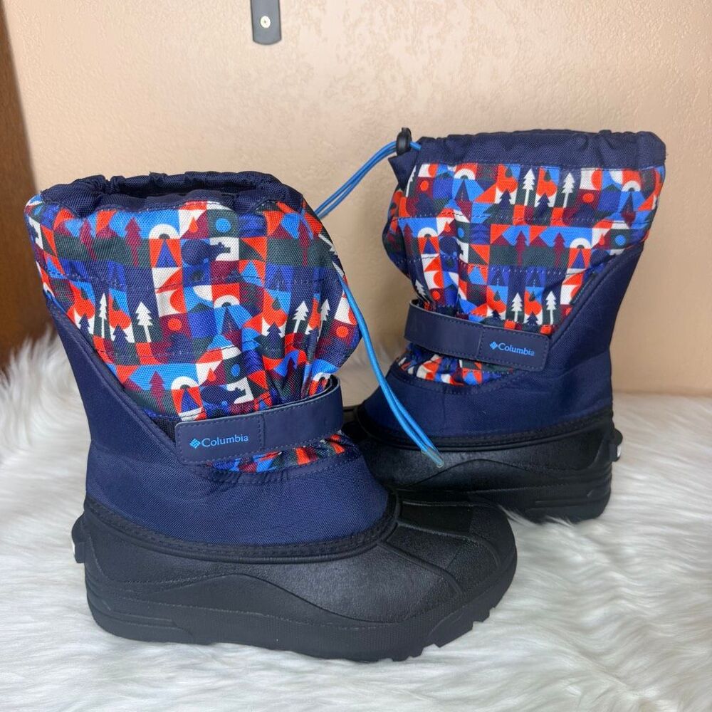 Columbia Powderbug Plus II Print Snow Boots Size 6